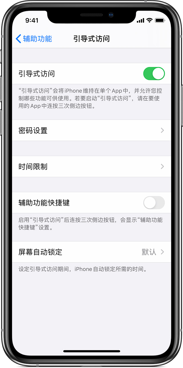 宾县苹果手机维修分享如何在 iPhone 上退出引导式访问 