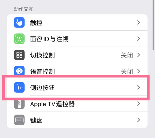 宾县苹果14维修店分享iPhone14 Plus侧键双击下载功能关闭方法 